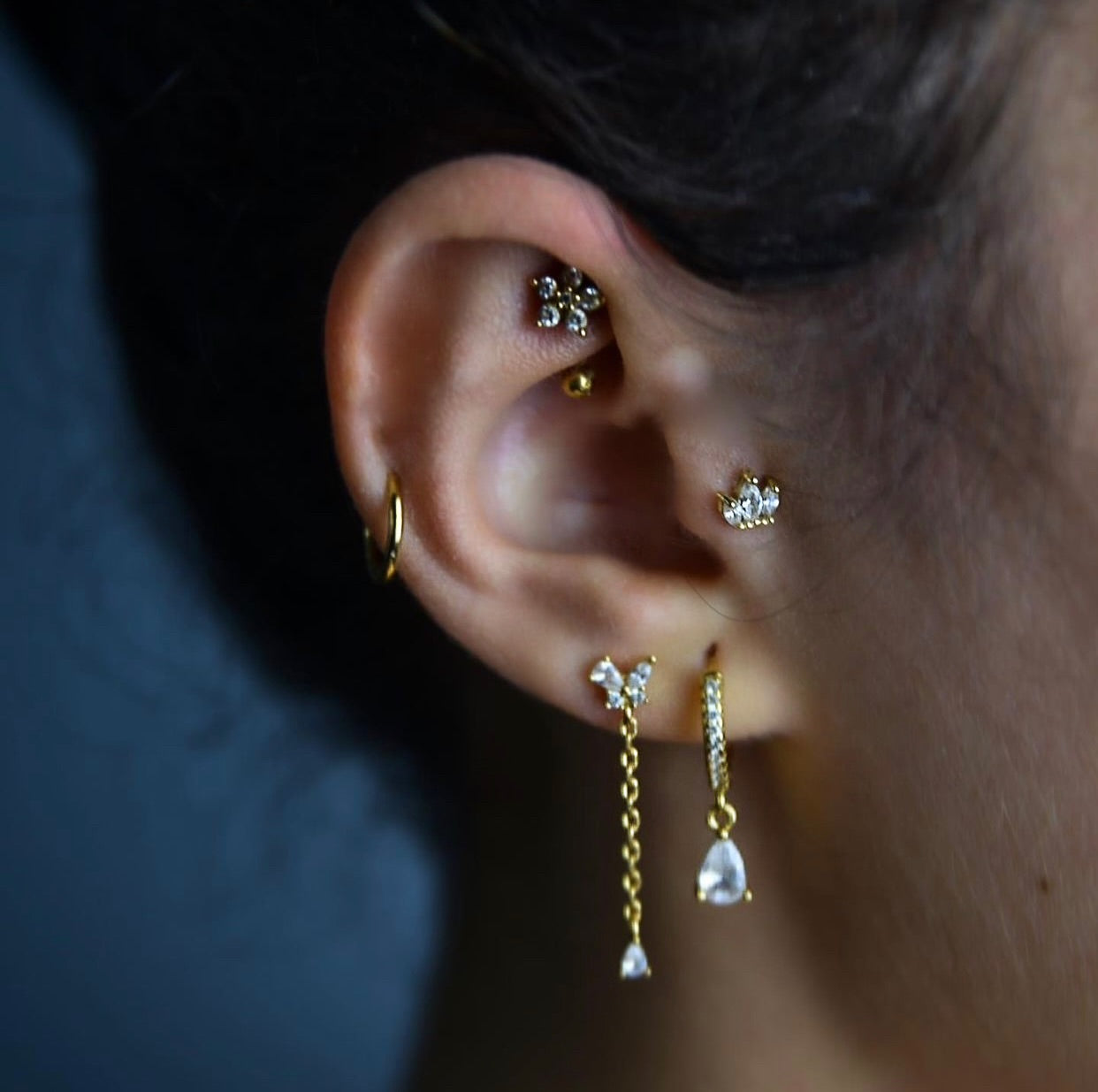 Diamond Single Earring