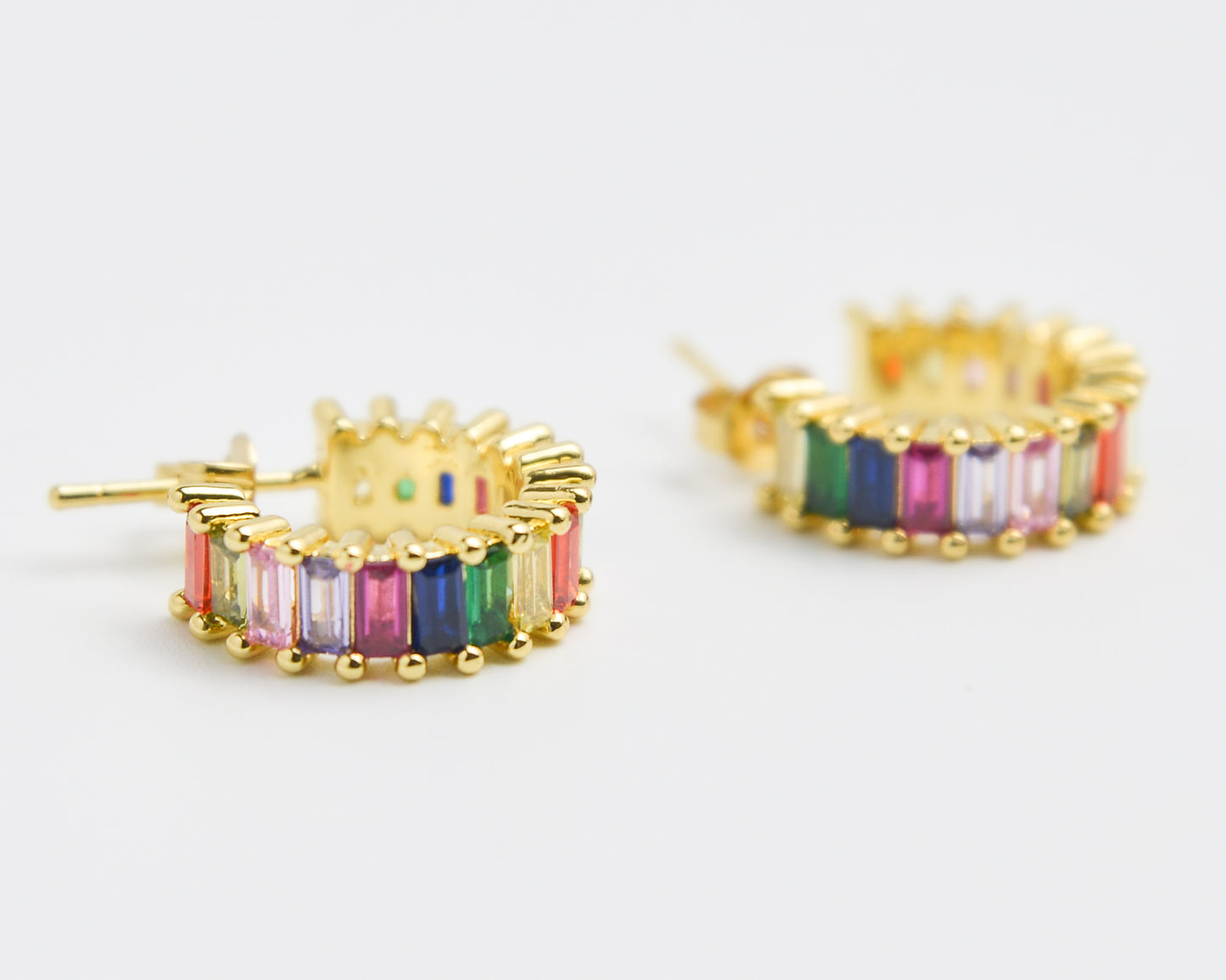 Rainbow earrings